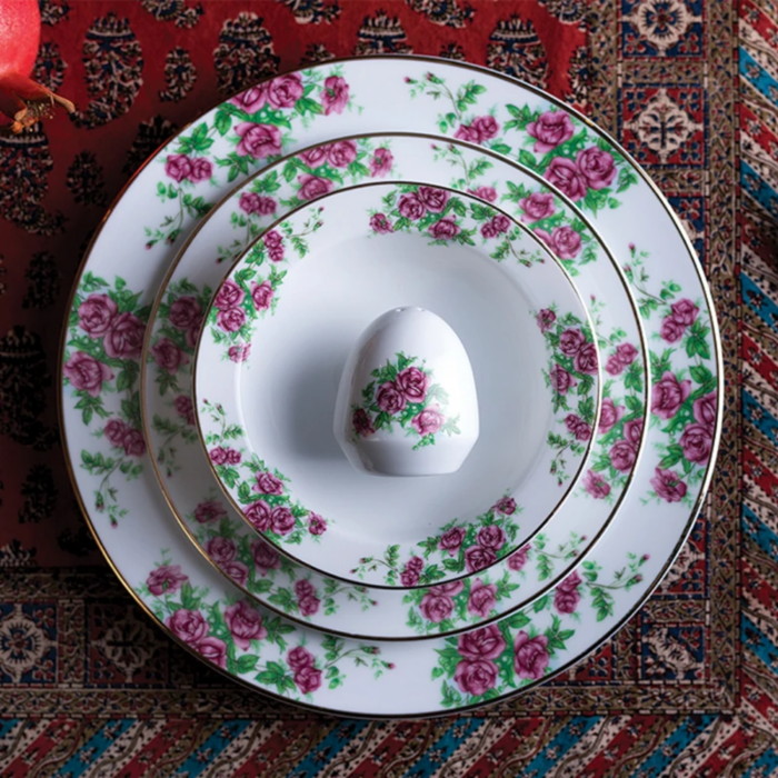 سرویس غذاخوری 102 پارچه چینی زرین ایران سری ایتالیا اف مدل Bidgol - Image 4