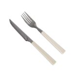 کارد و چنگال یونیک اصلی سفید UN-5850