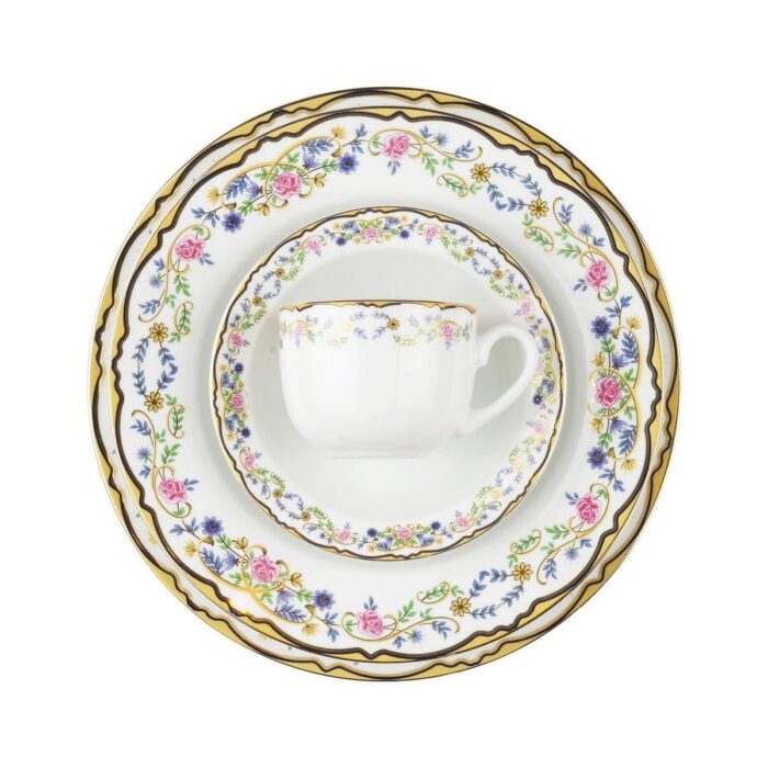 سرویس ۱۰۲ پارچه چینی زرین آرایه گلستان درجه عالی