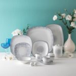 سرویس 73 پارچه چینی زرین کواترو طرح ادلین طوسی - Image 5
