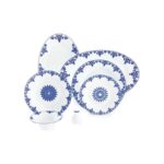 سرويس غذاخوری 35 پارچه چینی زرین ایران آرایه شهرزاد طرح سمرقند