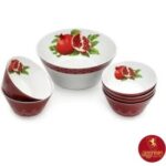 سرویس انارخوری یلدا چینی زرین فرم اس 7 پارچه - Image 2